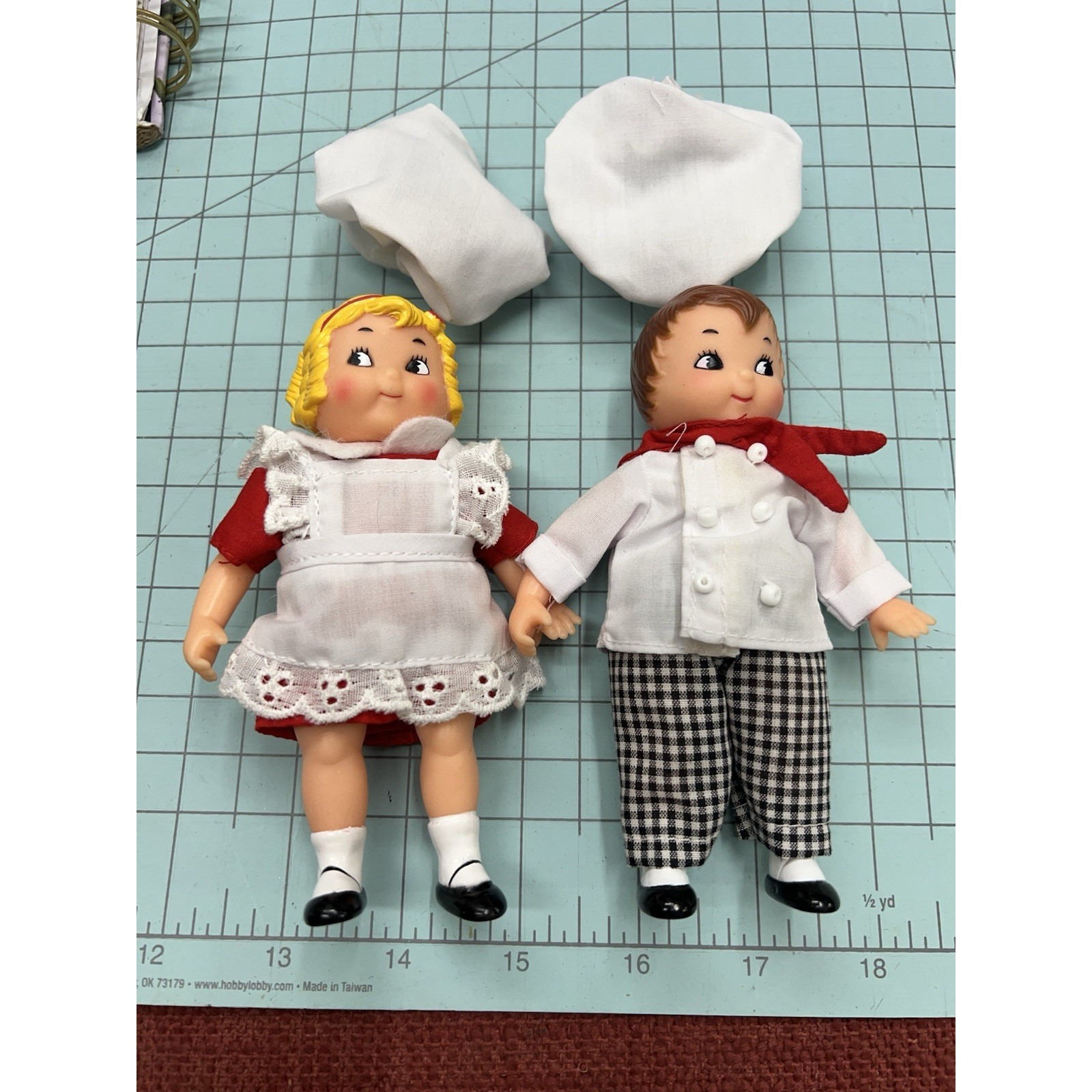 Campbells Kids 5 Dolls Chef Boy Girl Chef Hat